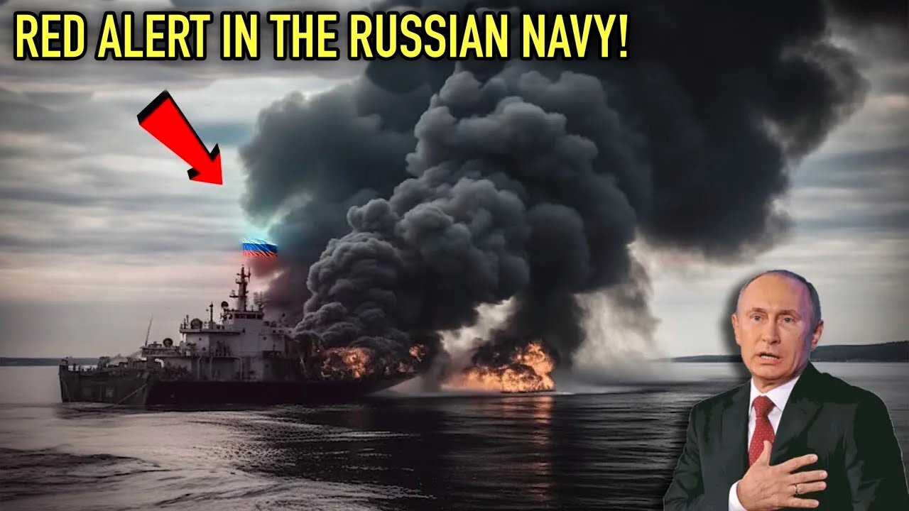 Putin was shocked by this news / The Russian ship is burning like hell near the South China Sea...