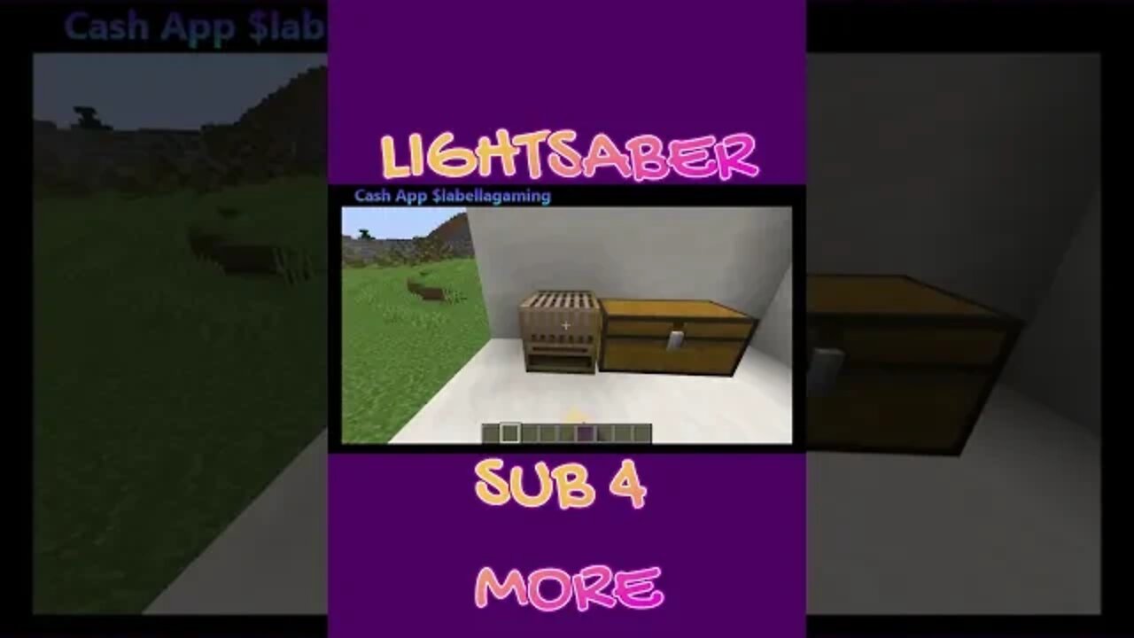 Minecraft: Lightsaber Banner