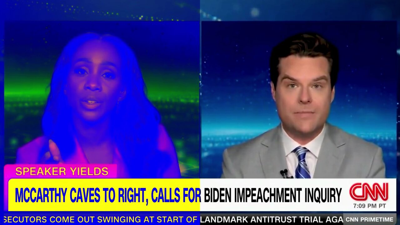 Matt Gaetz pushes back against CNN over Joe Biden - "You don't think that's involvement?"