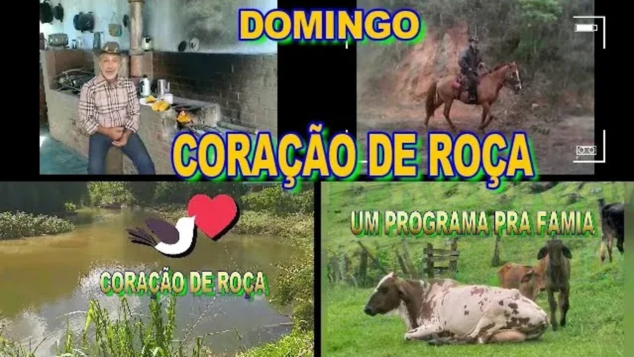 DOMINGO ESPERO Ô CÊS, CORAÇÃO DE ROÇA.