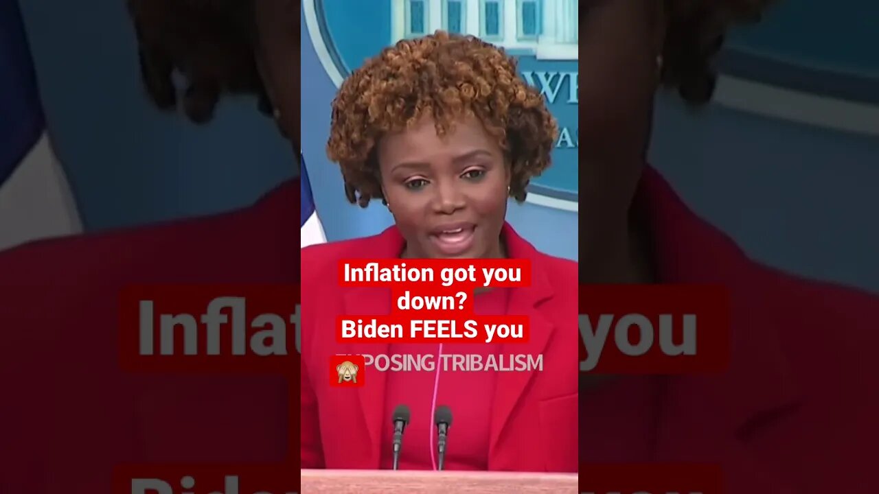 KJPs message to Americans who feel INFLATION 🤯