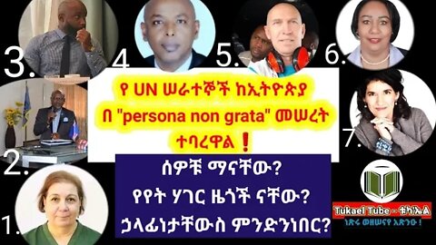 የኢትዮጵያ ታሪካዊ ውሳኔ | persona non grata