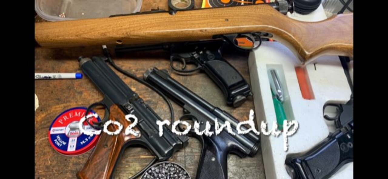 Co2 round up with Crosman 150, 600, 700 and healthway plainsman 9401 testing the air week+