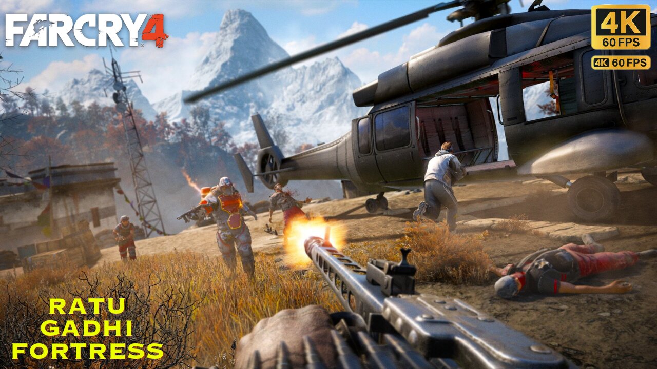 Far Cry 4 | Ratu Gadhi Fortress | 2nd Toughest | Tips & Tricks | 4K 60 FPS | Geek Gamer