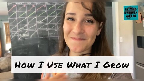 How I Use What I Grow | Garden Harvest Vlog | In The Garden Again | #harvest #vlog