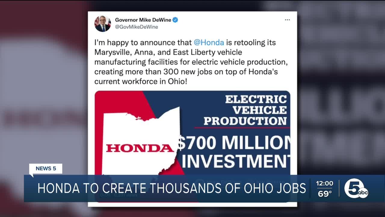 Honda, LG to build $3.5B battery plant, hire 2,200 in Ohio