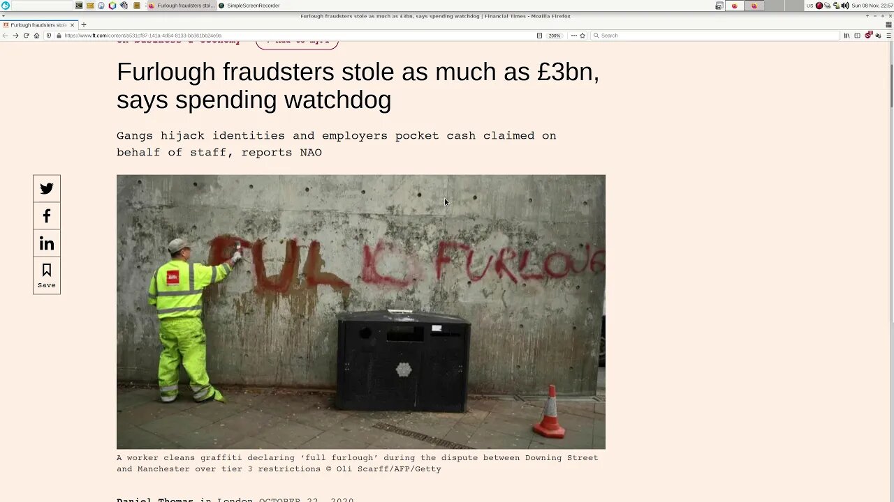 Fraudsters stole as much as £3bn from furlough money