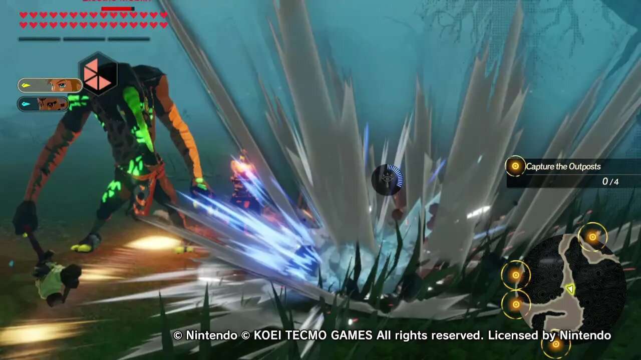 Link vs. Electric Moblin