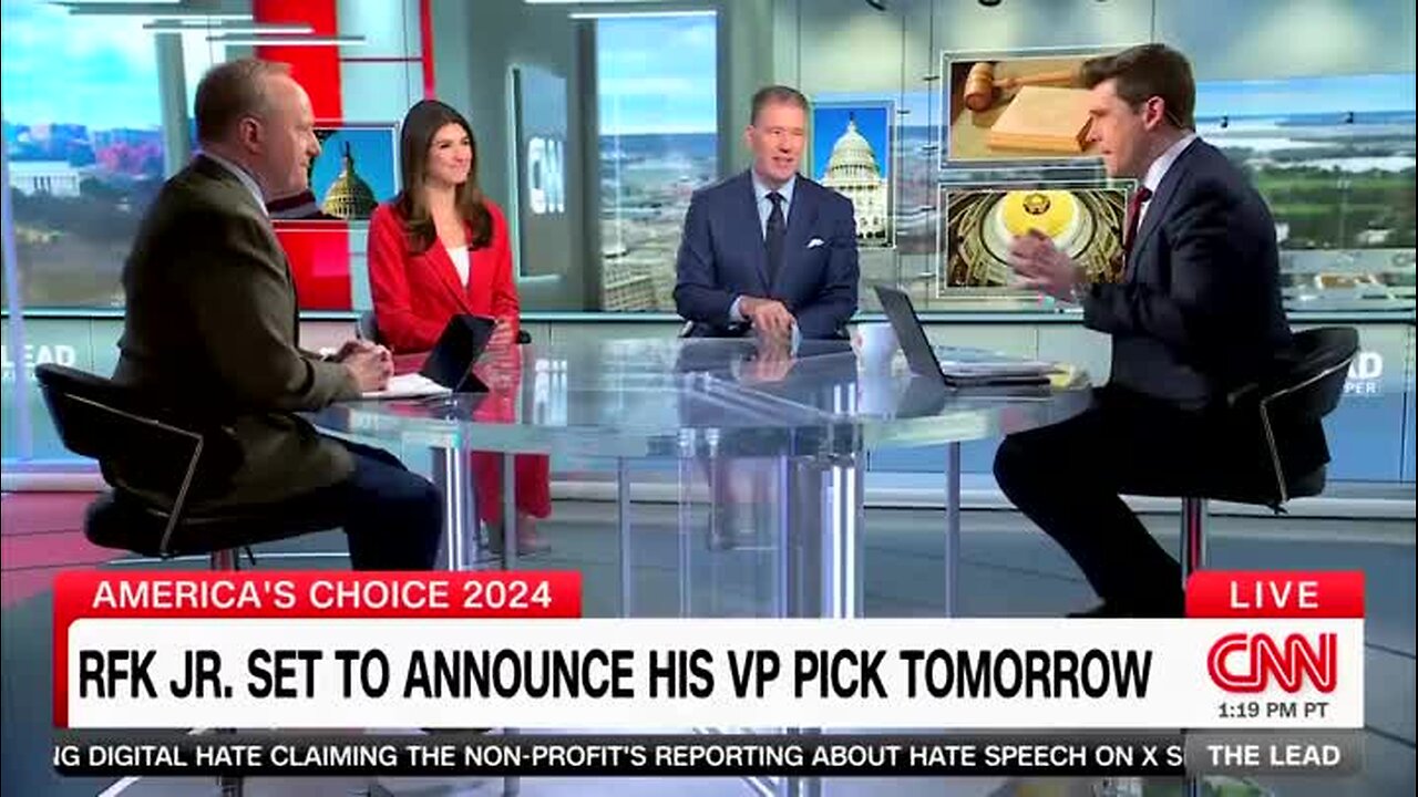 CNN Panel Laughs While Comparing RFK Jr. To a Cockroach: ‘Third Parties, They’re Like Cockroaches in the Kitchen’