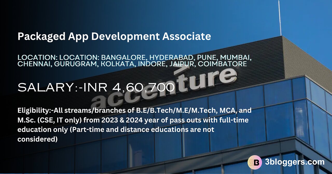 How to apply for System and Application Services Associate