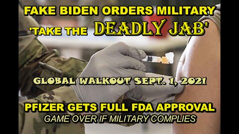 US. MILITARY ORDERED TO TAKE COVID DEATH SHOT - IF U.S. / CANADIAN MILITARY COMPLY, IT'S GAME OVER