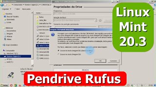 Linux Mint Xfce 20.3 Beta. Baixando a ISO e criando pendrive de boot pelo Rufus no Windows