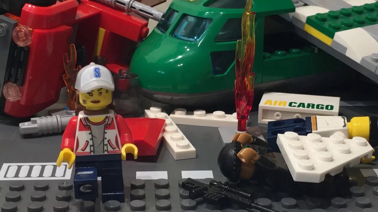 LEGO Zombie Apocalypse Episode 6 The Plane Crash