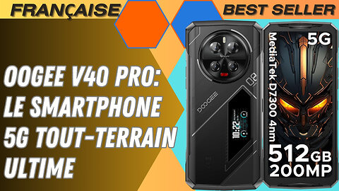 DOOGEE V40 Pro: Le Smartphone 5G Tout-Terrain Ultime "Avantages et Inconvénients"