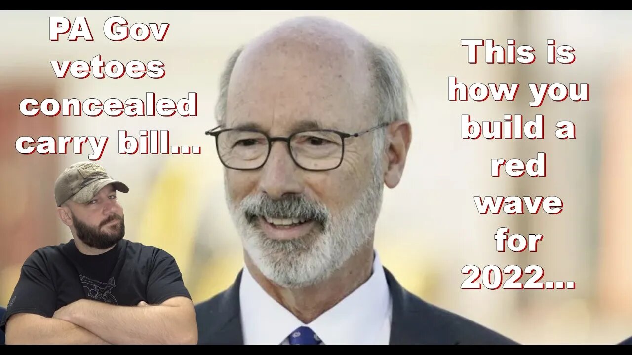 Pennsylvania Carry Bill VETOED by Dem Governor… Will this cause PA to go FULLY RED in 2022?…