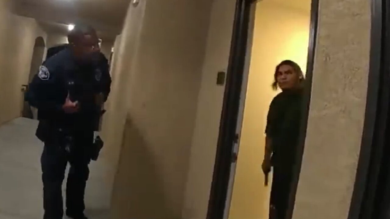 Man Answers Door With Gun in Hand, Almost Gets Shot by Police
