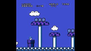 Trying out a ROM hack on Project Nested w/ SNES9X - Luigi and the Christmas Quest