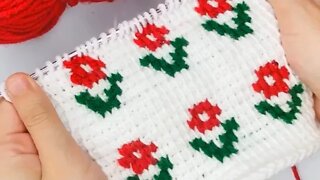 🧶Super Easy Tunisian Crochet Baby Blanket For Beginners