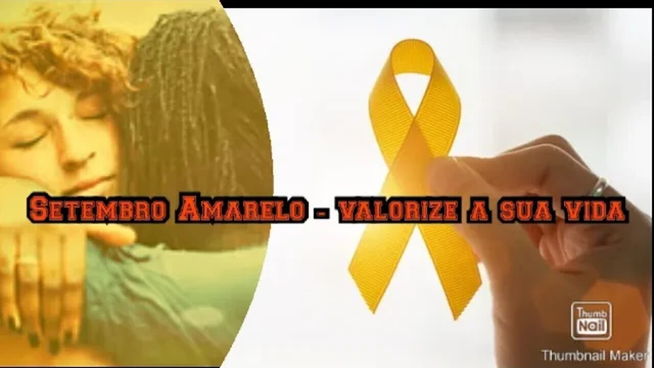 #Setembro amarelo - valorize a vida, preserve sua luz.