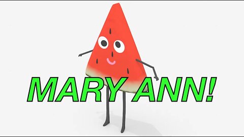 Happy Birthday MARY ANN! - WATERMELON Birthday Song