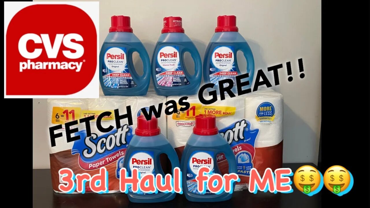 🔥🔥FETCH POINTS🔥🔥 CVS Laundry & Paper Haul#fetch