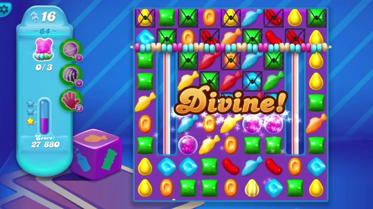 Candy Crush Soda Saga Level 64