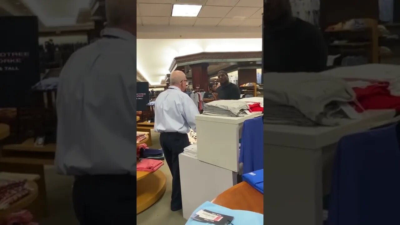 Black Man Confronts Guy Who Called His Son A "F****** N*****" at Dillard's