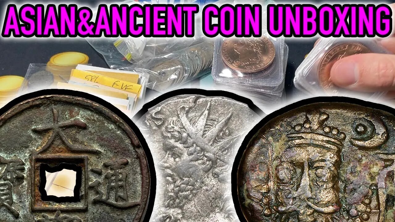 Huge Asian & Ancient Coin Unboxing - Dipping Into Chinese, Japanese, and Indonesian Numismatics