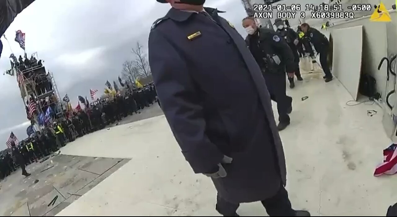 On January 6th Capitol Police admit to beating innocent people, protesters got angry