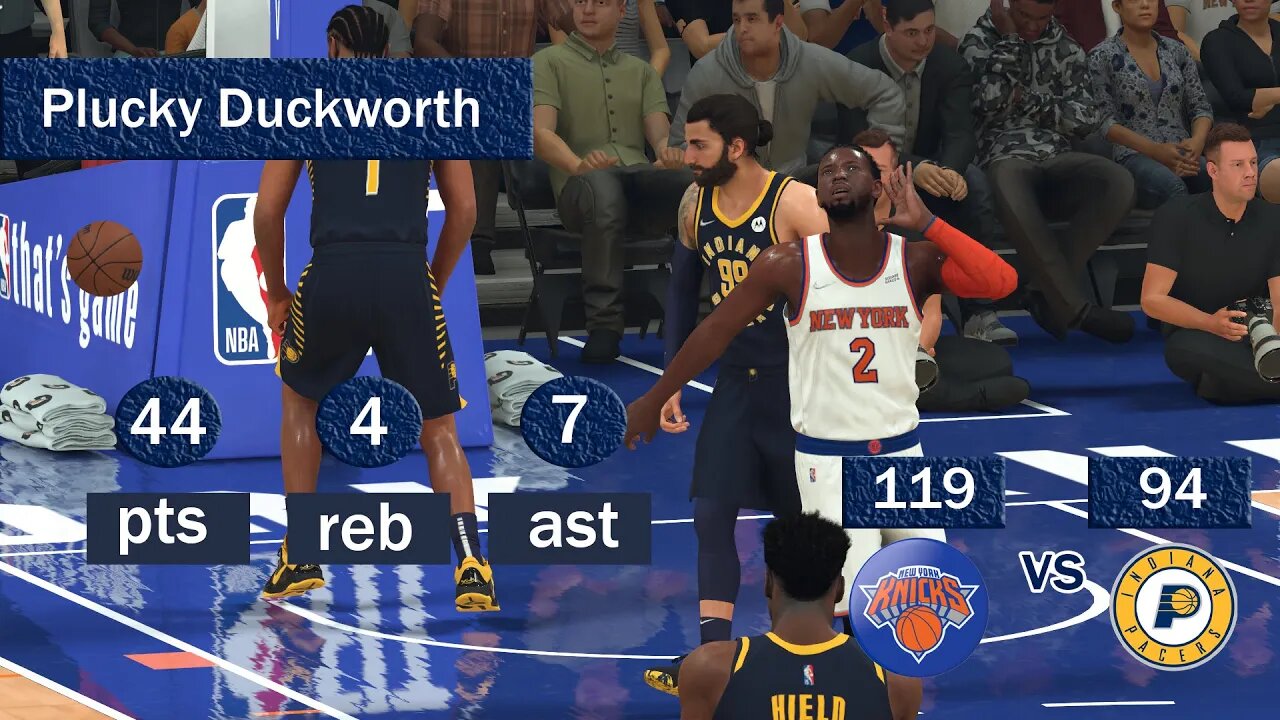 Patrick "Plucky" Duckworth #knicks #pacers