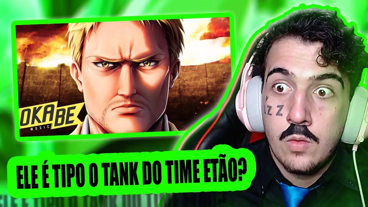 PASTOR REACT Reiner Braun (Shingeki no Kyojin) - Blindado Contra O Mundo | Okabe