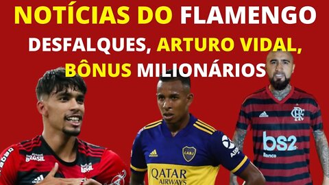 NOTÍCIAS DO FLAMENGO SOBRE DOIS ATACANTES NA MIRA, ARTURO VIDAL, DESFALQUES E MUITO MAIS - É TRETA!!