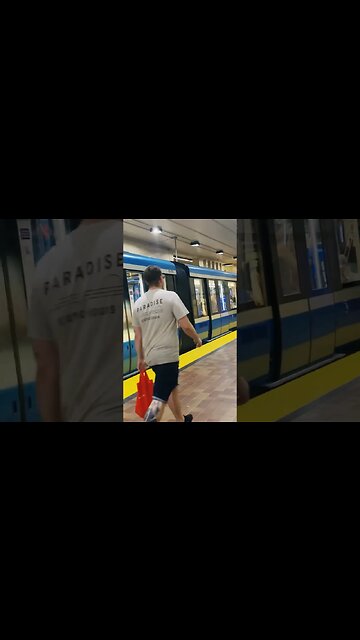 Departing metro #viralvideo #montreal #traintravel #montrealtourism