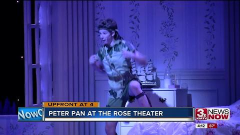 Peter Pan onstage at the Rose