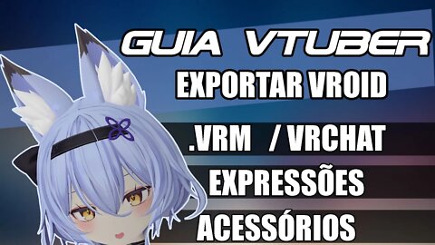 Como Exportar para VROID - Tutorial Vtuber