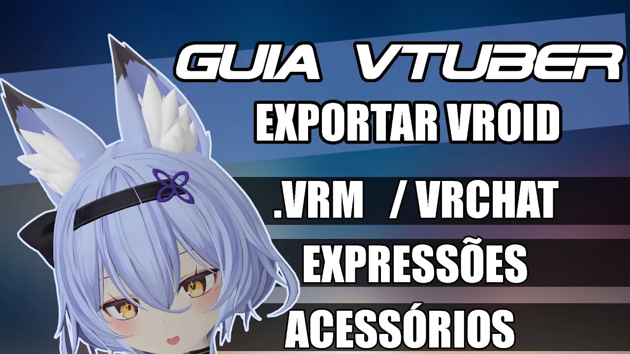 Como Exportar para VROID - Tutorial Vtuber