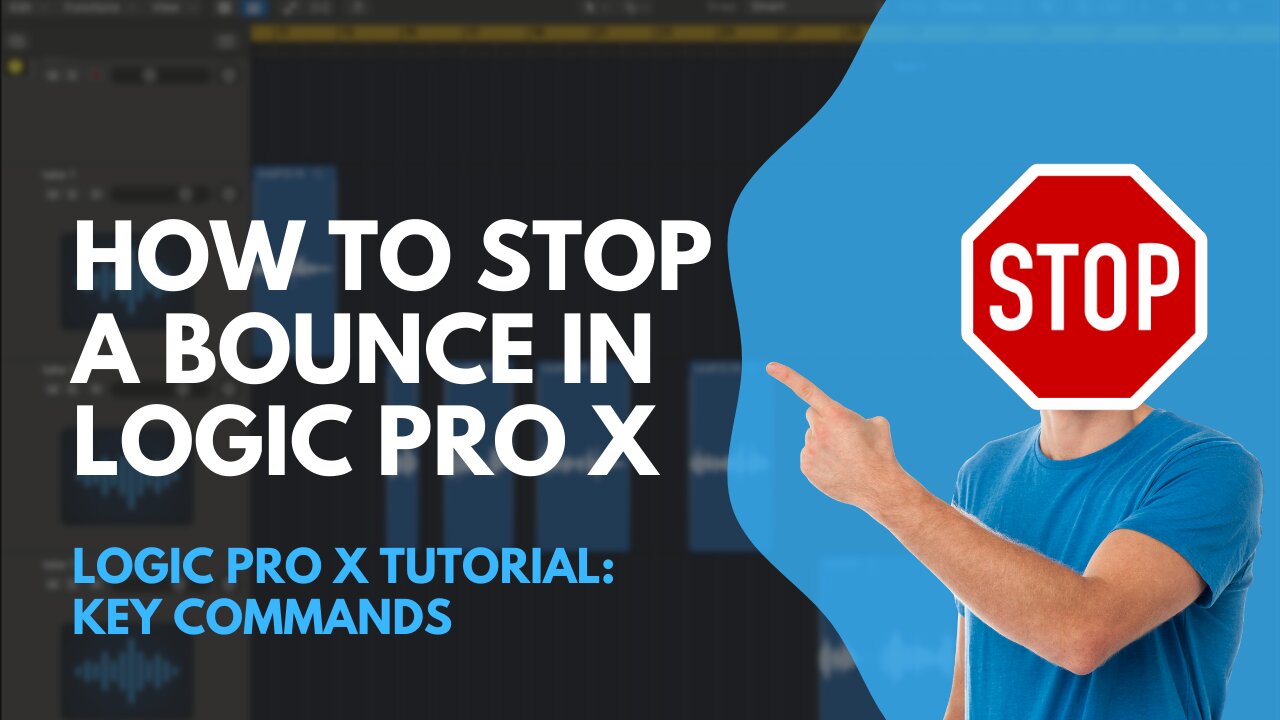 STOP A Bounce In Logic Pro X! - STOP RIGHT THERE!