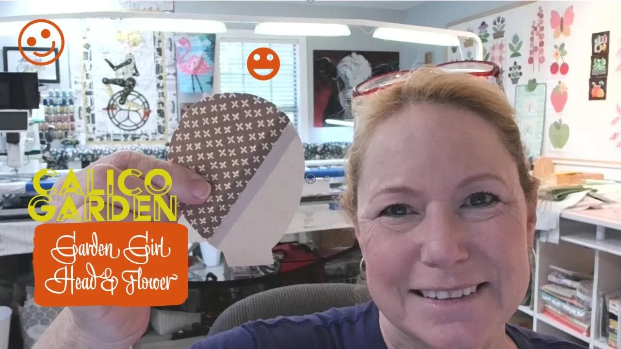 Let's Digitize Garden Girl's Head & Flower! ScanNCut to cut Fabric & Embrilliance Stitch Artist 2!