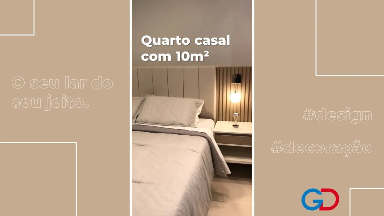 QUARTO DE CASAL 10M² COMPLETO (ANTES VS DEPOIS)