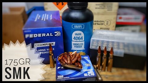 Reloading 308 Winchester With 175gr Sierra Match Kings, IMR 4064, and Federal Large Rifle Primers