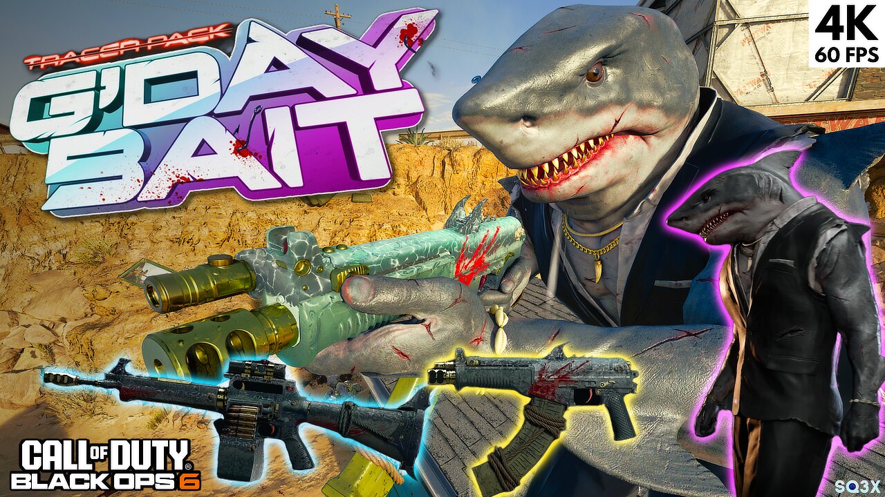 G'DAY BAIT TRACER PACK 🦈 Review and Gameplay - for CALL OF DUTY: BLACK OPS 6 and Warzone