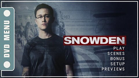 Snowden - DVD Menu