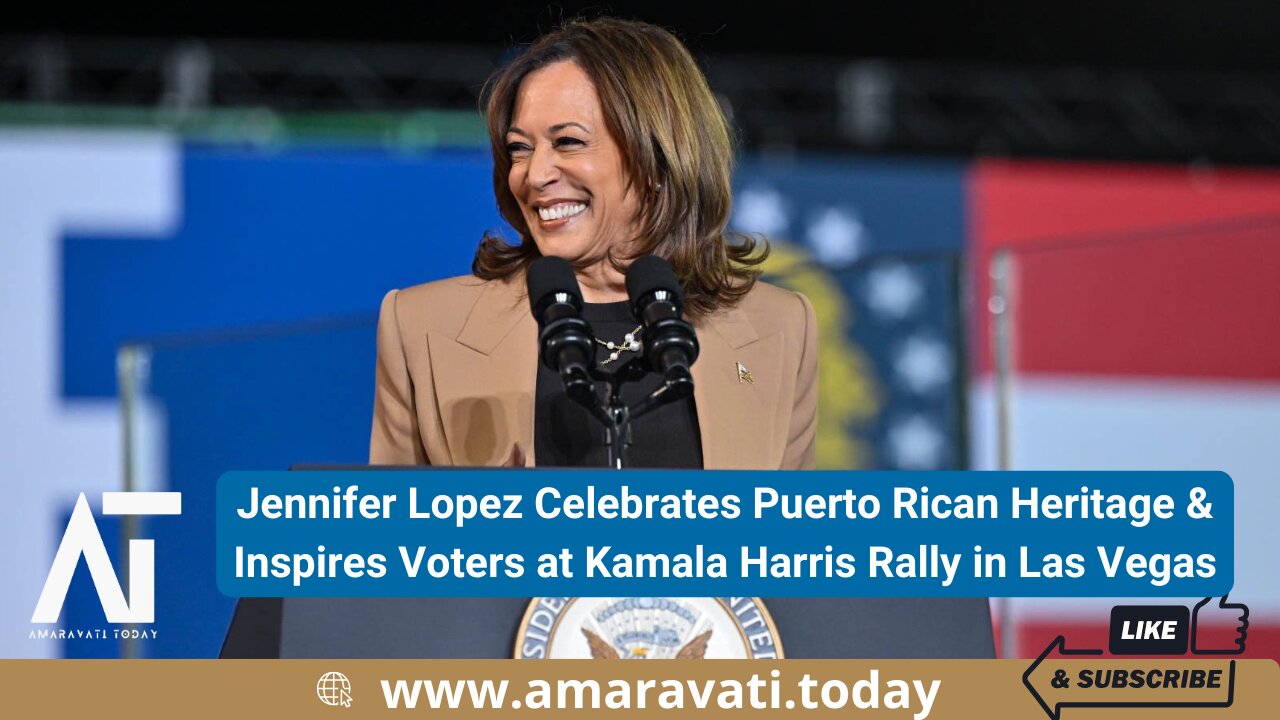 Jennifer Lopez Celebrates Puerto Rican Heritage & Inspires Voters at Kamala Harris Rally