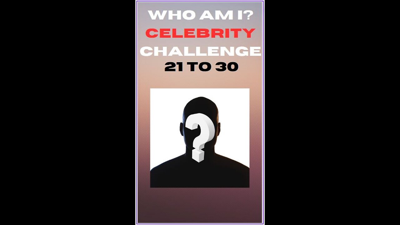 Who Am I Celebrity Challenge 21-30