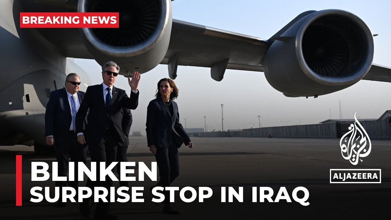 Blinken makes surprise stop in Iraq