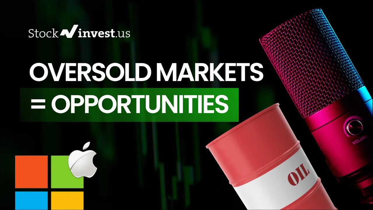 OVERSOLD MARKETS EQUALS OPPORTUNITIES | Stock Podcast & Trading Tips With Jim Stromberg.