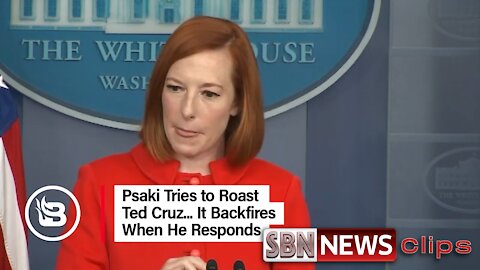 Psaki Tries To Roast Ted Cruz ... Backfires When He Responds - 4491