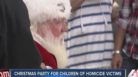 Christmas party for children of homicide victims