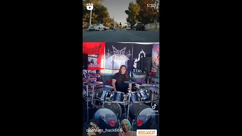 @dojacat - Bottom Bitch 🤘🏻🖤 drum cover