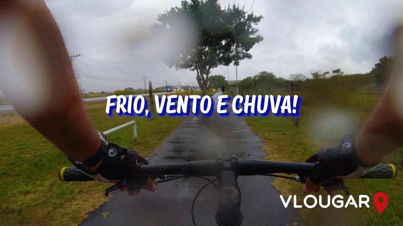 Pedal em Seropédica - EMBRAPA e UFRRJ | Tomando chuva no caminho!